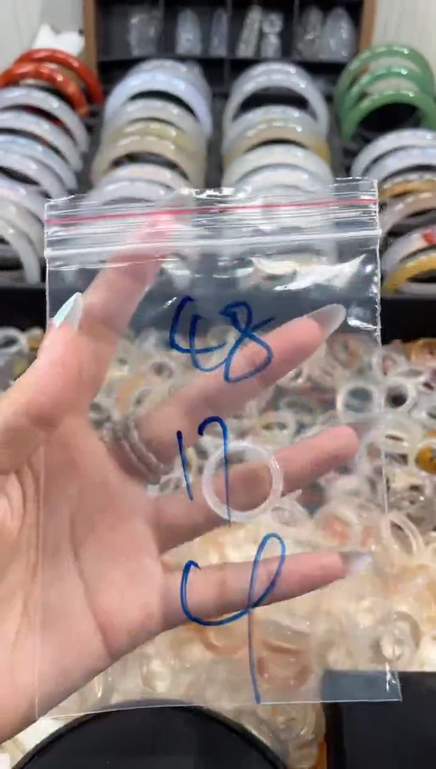 玛瑙/玉髓戒圈未镶嵌48