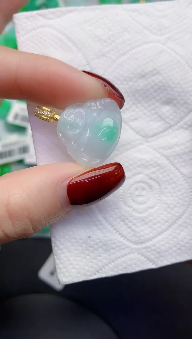 颈饰未镶嵌翡翠缅甸天然翡翠A货