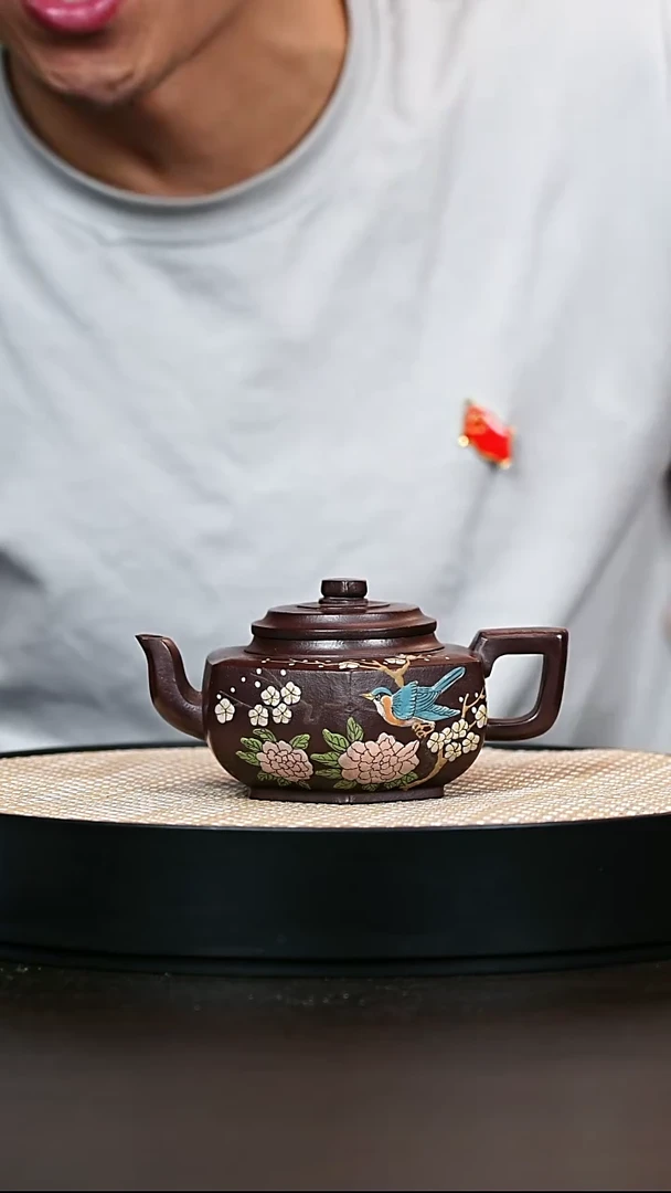 茶壶紫砂六方雪华
