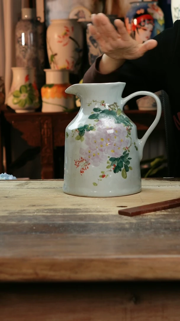 【闪购商品】瓷片景德镇纯手工釉下彩精品花瓶