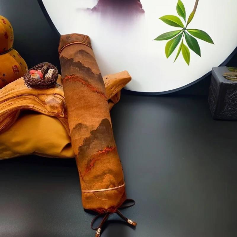 大号颈椎枕香云纱颈椎枕安神助眠护颈枕花草/艾草可自行选择复古