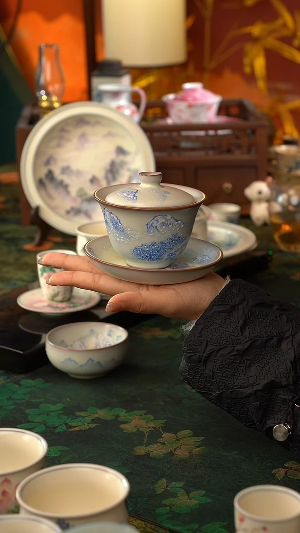 【闪购商品】初六分享好物@@雪景盖碗