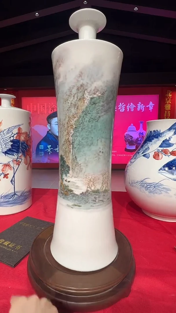其他崔景哲-瓷器-A中-白虹饮涧