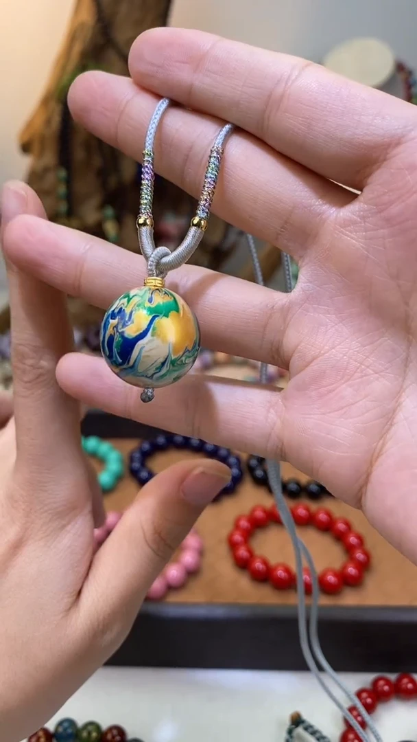 29非遗大漆2.0单珠项链山海