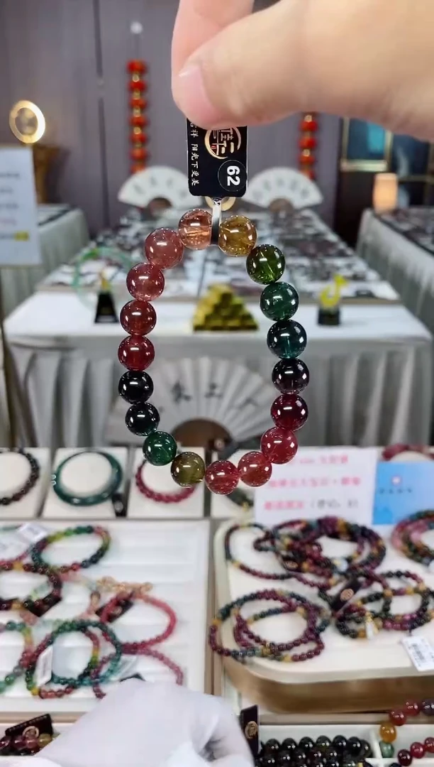 未镶嵌老矿碧玺单圈手串10mm+碧玺（多样性发一条）xion