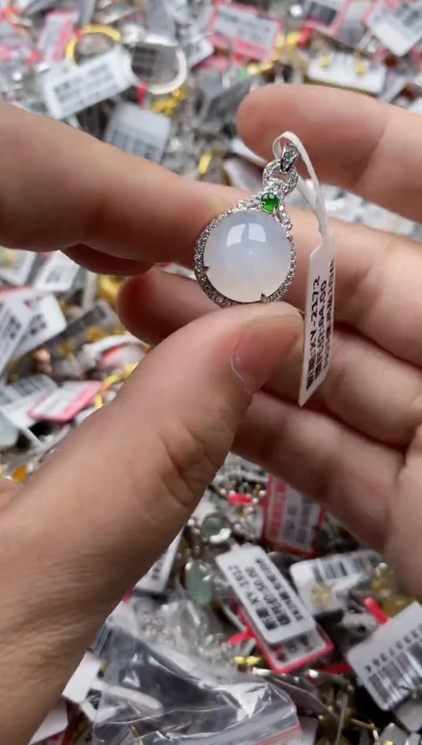 【闪购商品】翡翠戒指银S925镶嵌88888---6