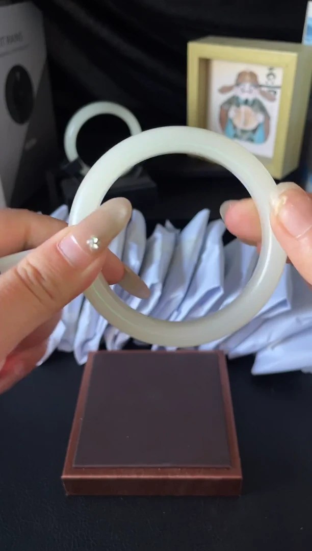 未镶嵌手镯和田玉（黄玉）57圈口