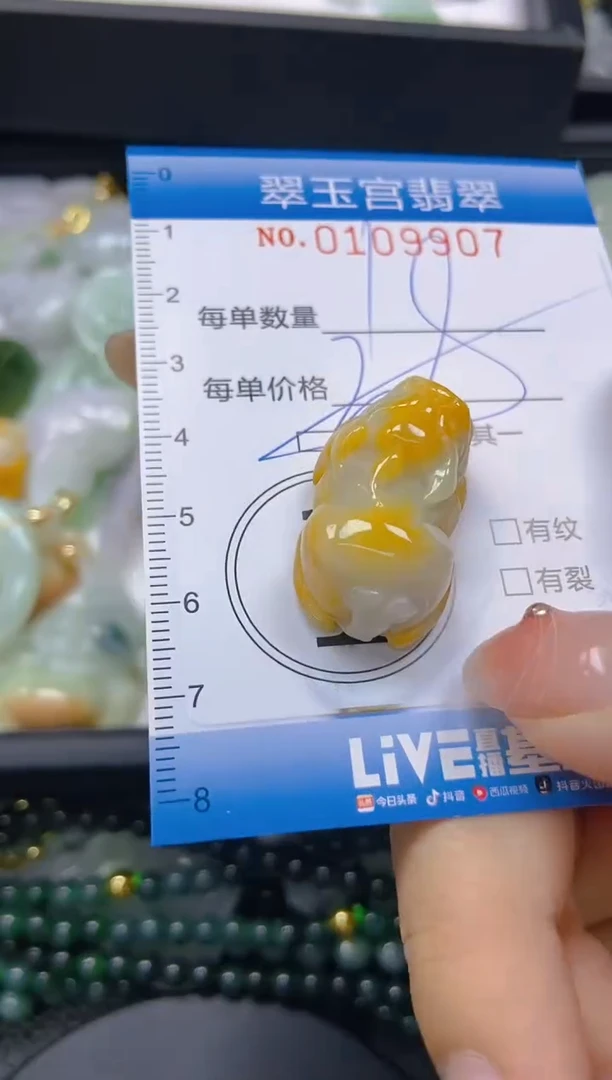 翡翠未镶嵌颈饰闪购0109907