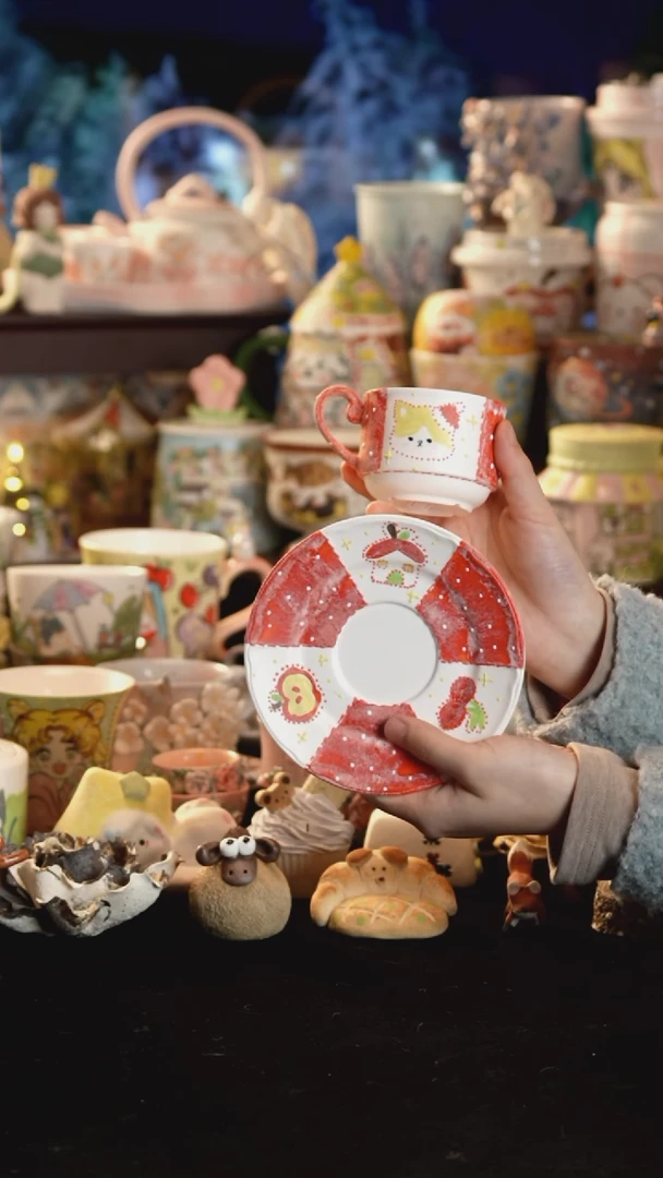 其他陶景德镇釉下彩手绘设计师款陶瓷