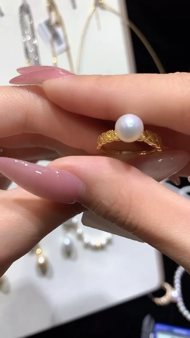 【闪购商品】淡水珍珠戒指未镶嵌戒指