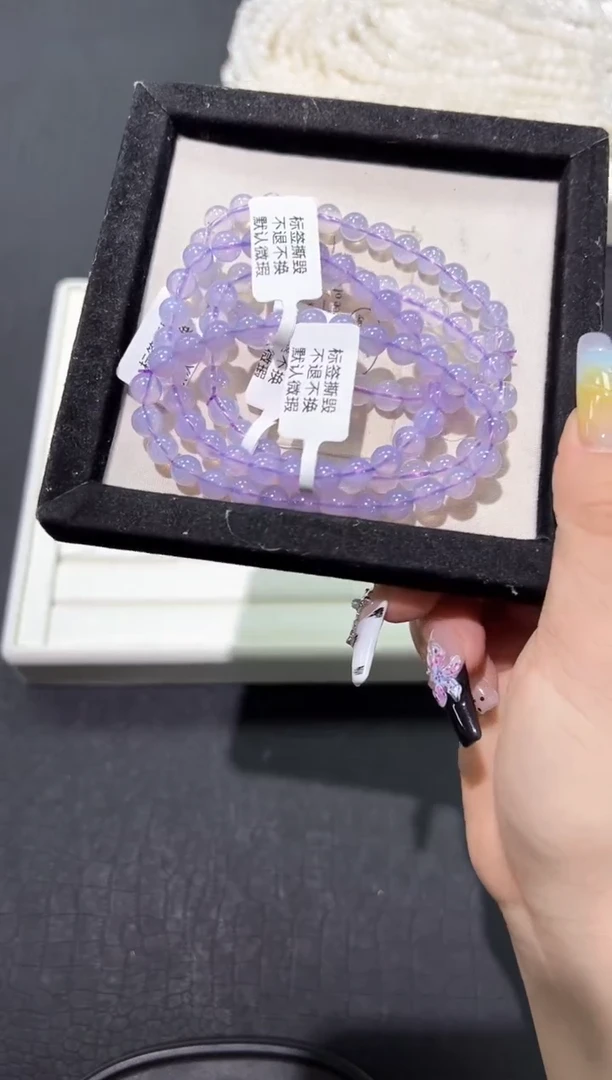 水晶手链未镶嵌15r多样性发其一【1条】默认微瑕6mm