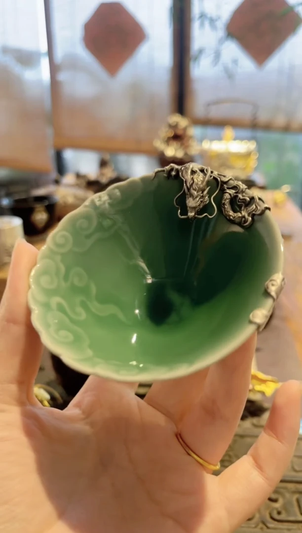 茶杯青瓷龙茶杯1111