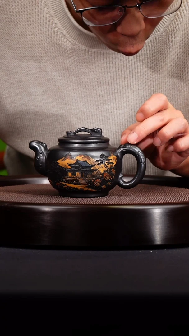 茶壶紫砂宜兴紫砂原矿壶