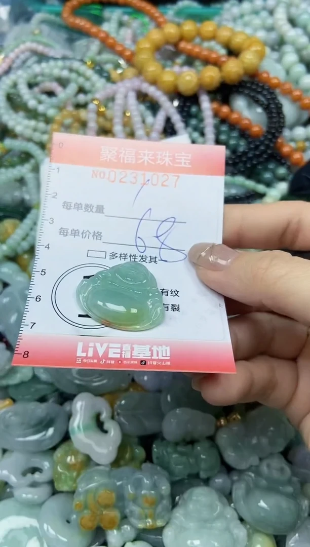 颈饰未镶嵌翡翠闪购0231027