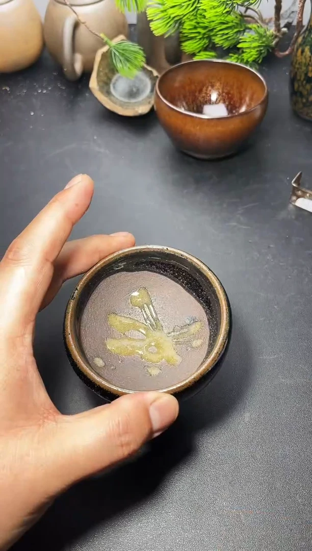 茶盏190叶紫建盏