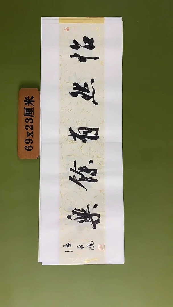 书法书法 张若鸿 尺寸69cm*23cm