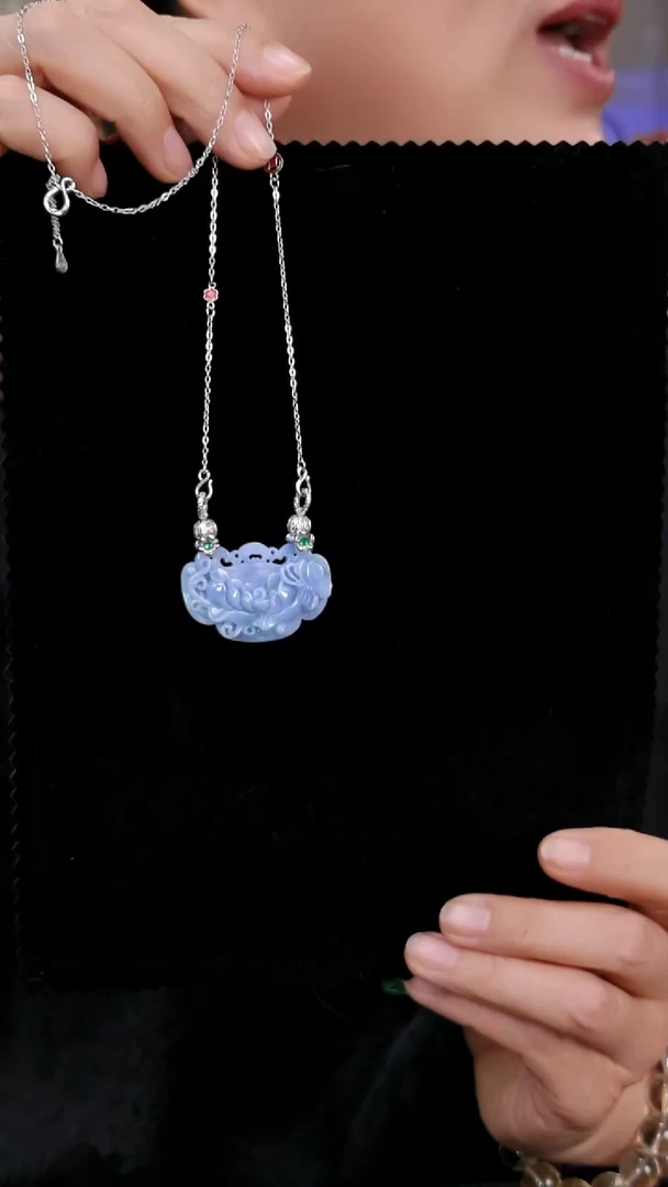 颈饰未镶嵌翡翠国风