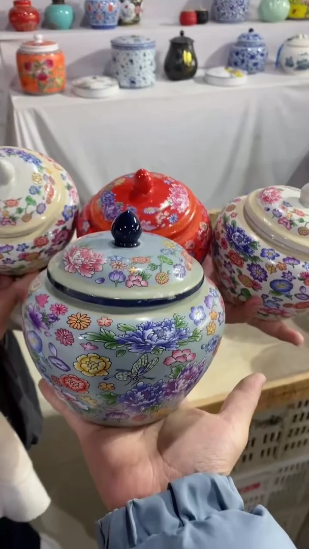 【闪购商品】罐陶瓷茶叶罐存茶罐密封罐