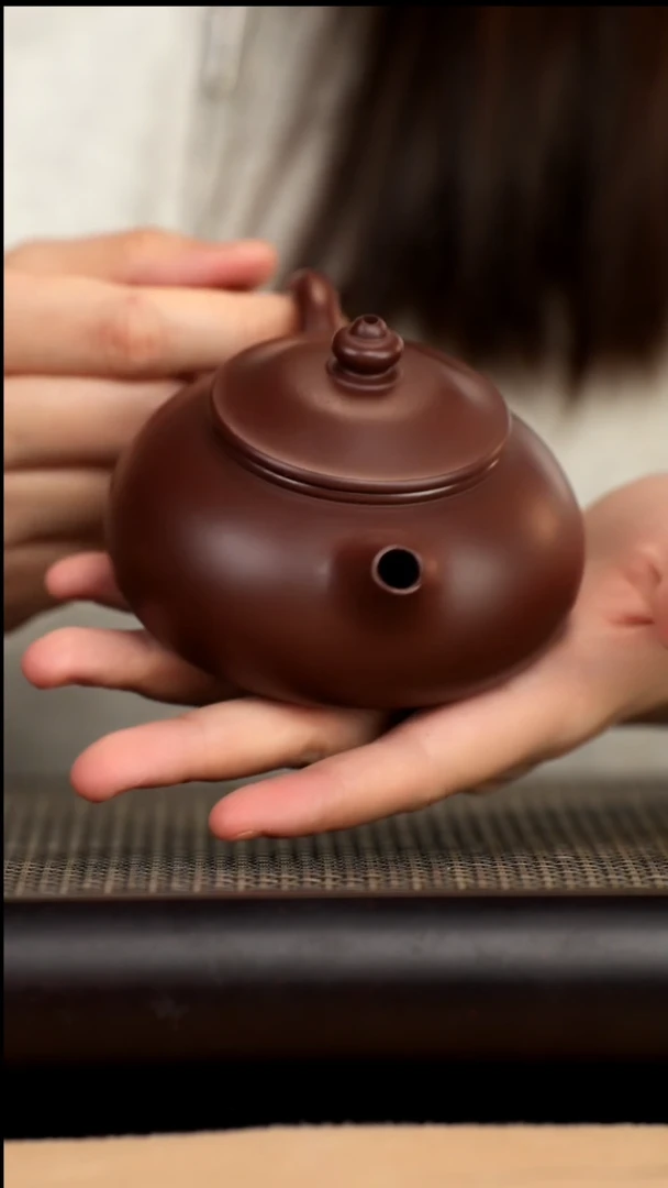 茶壶紫砂紫泥光速寒江