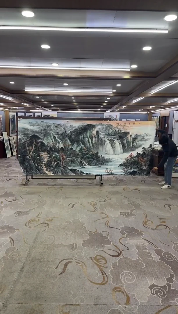 绘画绘画Y-邵明义-大丈二-山水画