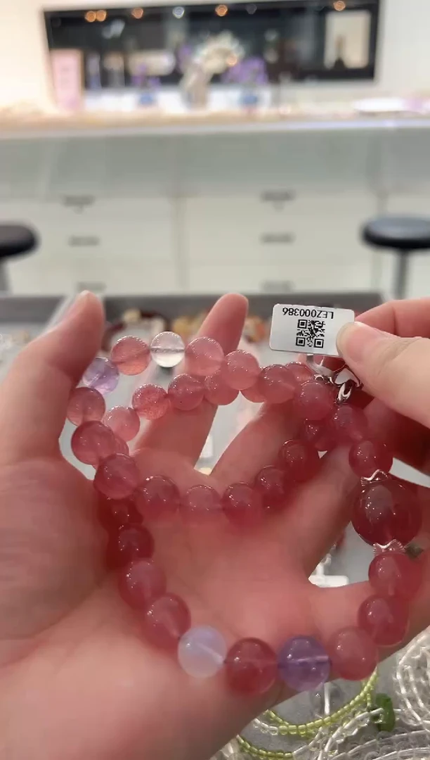 未镶嵌手串石英质玉手串