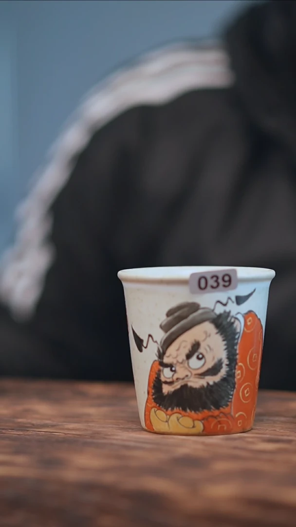 【闪购商品】039景德镇手绘钟馗单杯