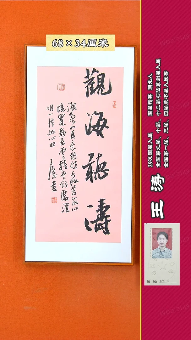 书法649D王涛书法作品