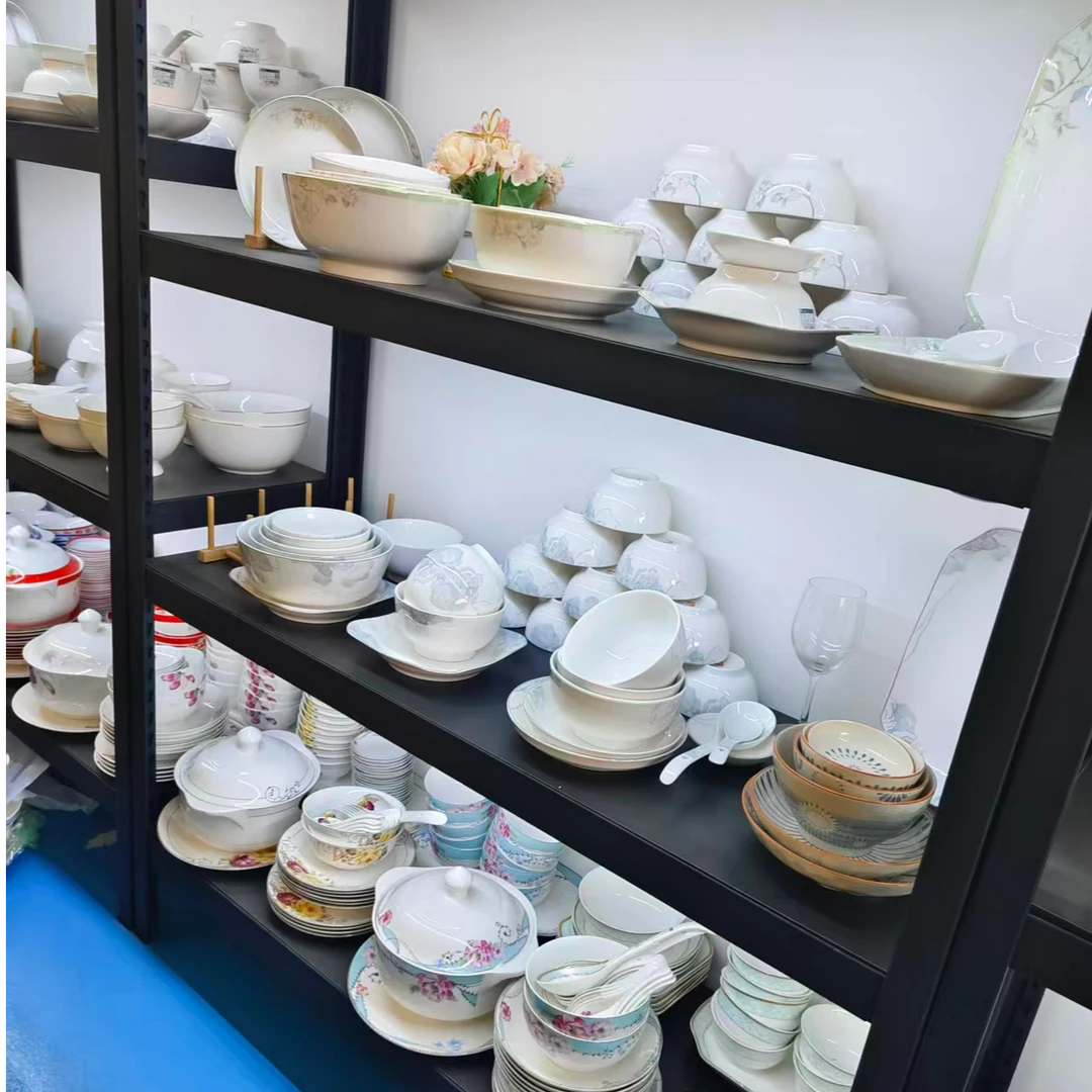 汝怀陶瓷工厂陶瓷碗碗盘家用釉下彩餐具