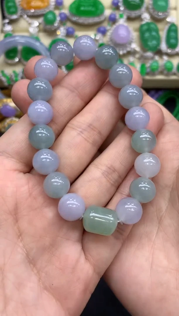 未镶嵌手串翡翠271-中国好珍宝