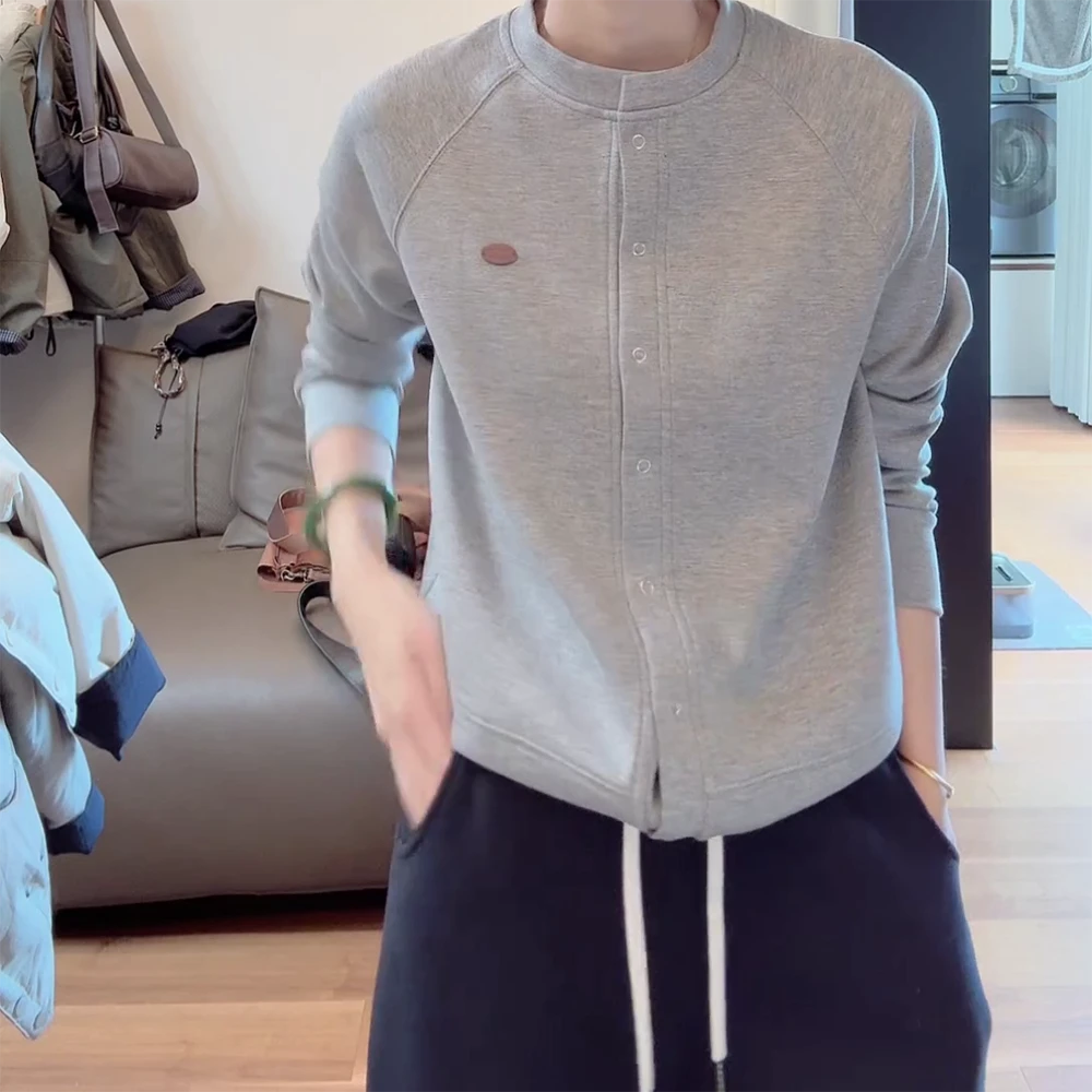 2025空气层简约棒球服卫衣外套秋季新款时尚百搭休闲女士C6340