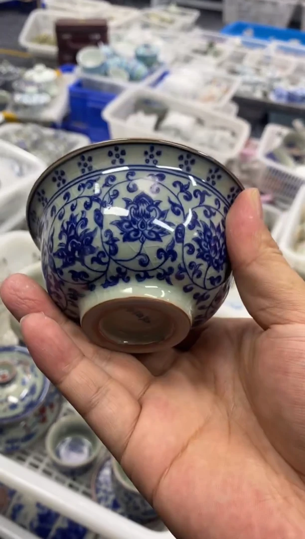 摆件陶景德陶瓷茶具容量约100