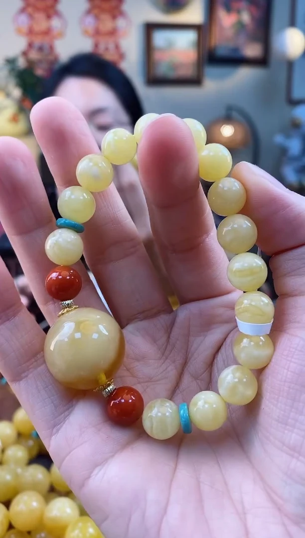 【闪购商品】琥珀手串未镶嵌手串