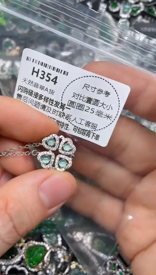 颈饰未镶嵌翡翠H354项链