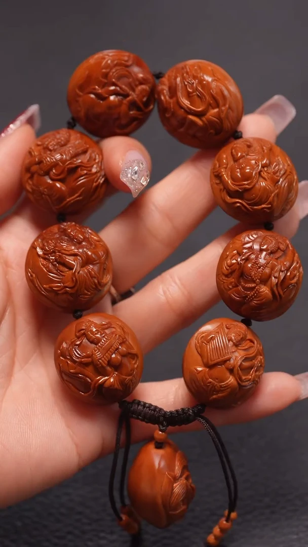 手串橄榄核2.5/四花飞天