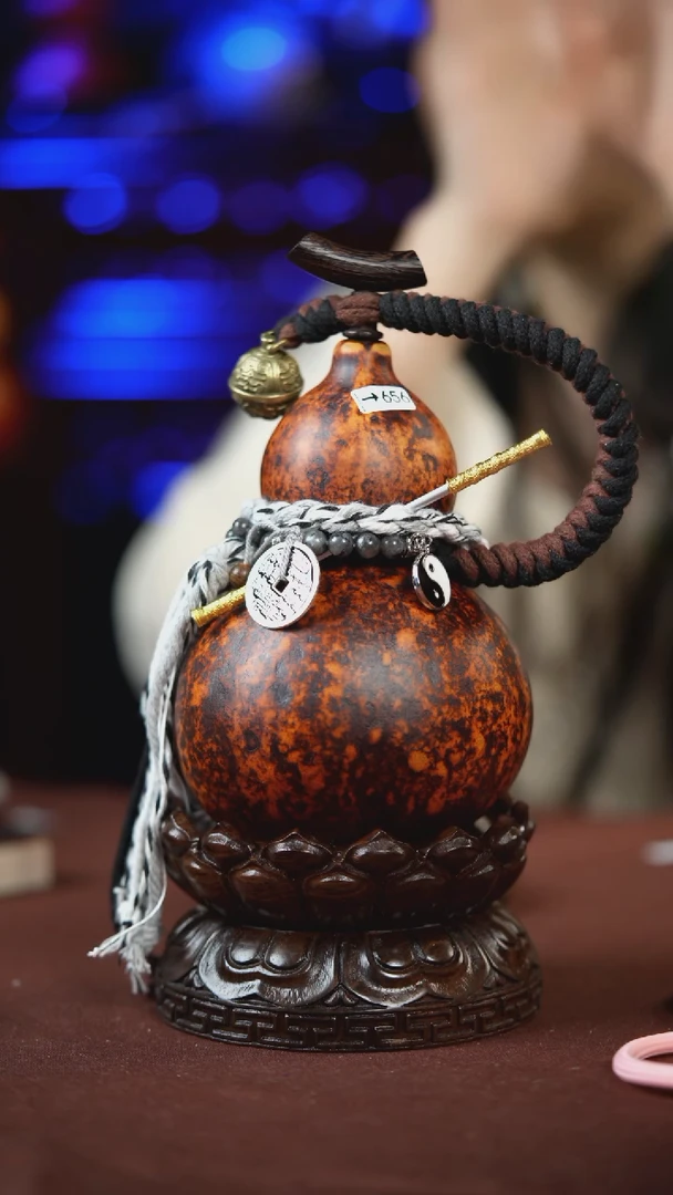 【闪购商品】656号450ml左右的非遗漆器酒葫芦