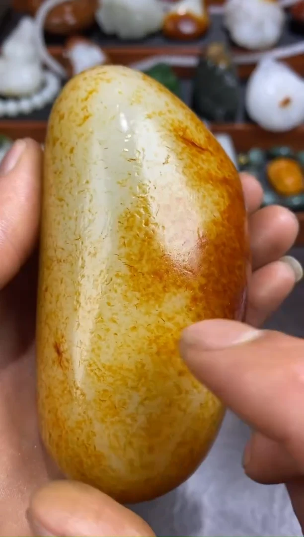 未镶嵌和田玉摆件闯***…和田玉