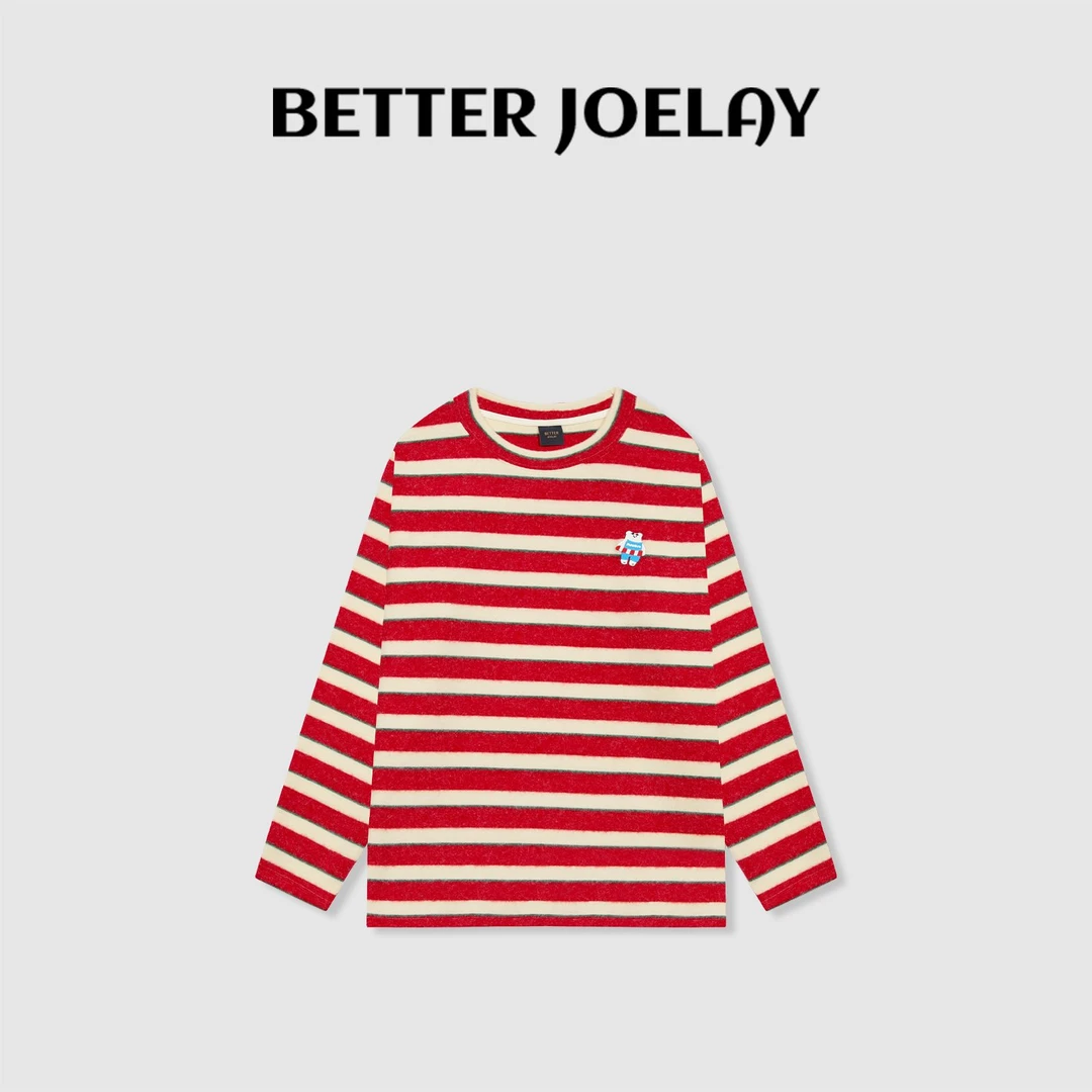 BETTER JOELAY-【小熊沉思录】针织套头毛衣时尚百搭洋气少女KH1625