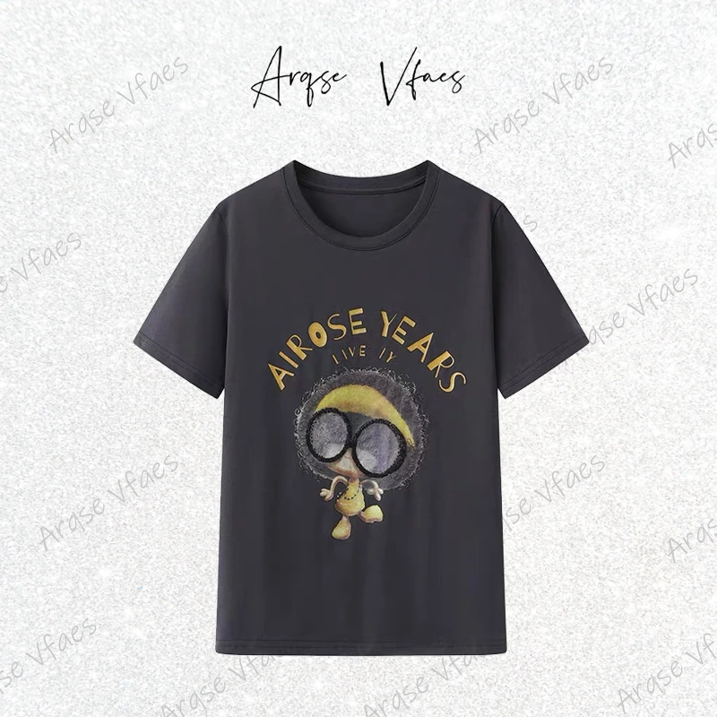 [ARQSEVFAES正品]—2025新款时尚T恤复古百搭卡通短袖女-51436150