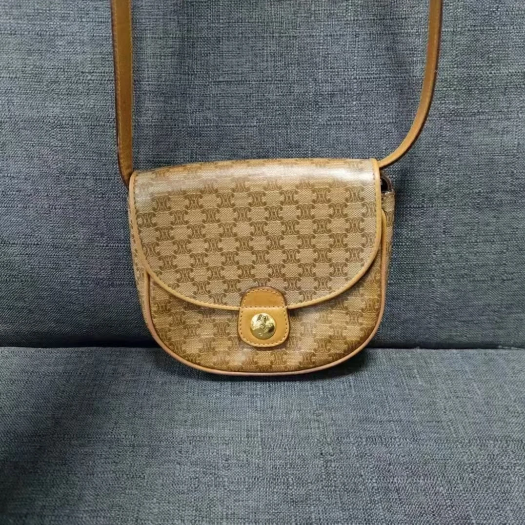 95新 Celine/思琳 安洁利 思琳中古马鞍包