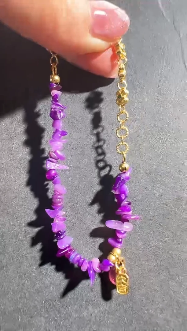 【闪购商品】苏纪石（舒俱来）手链银S925镶嵌多样性发一