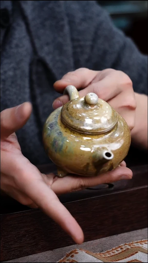 茶壶紫砂宜兴柴烧紫砂壶