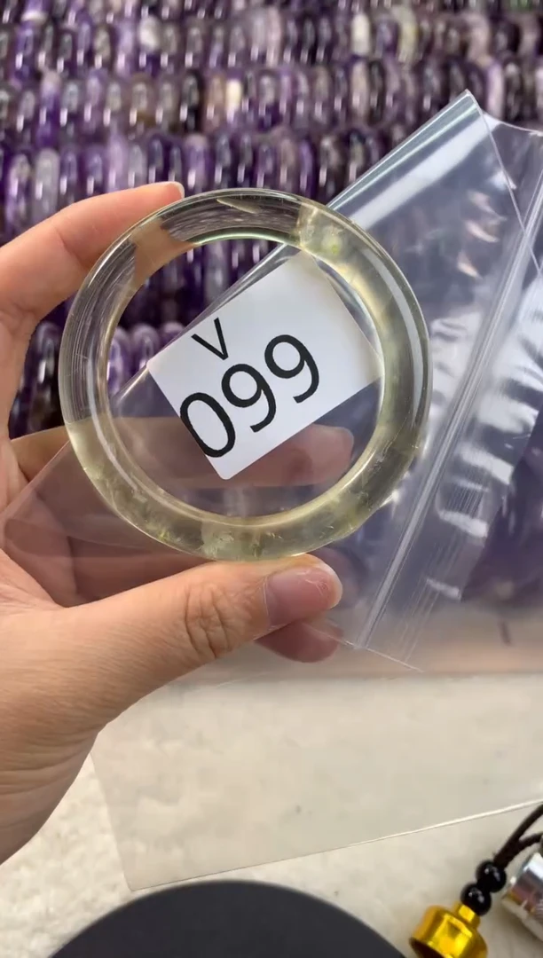 【闪购商品】水晶水晶手镯V未镶嵌099-54