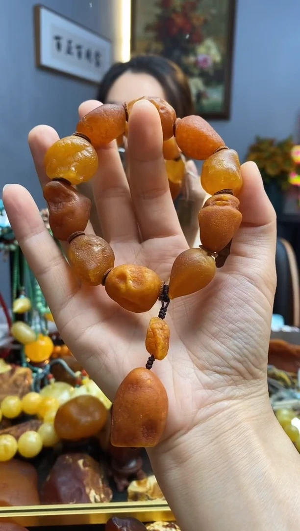 未镶嵌琥珀手串手串