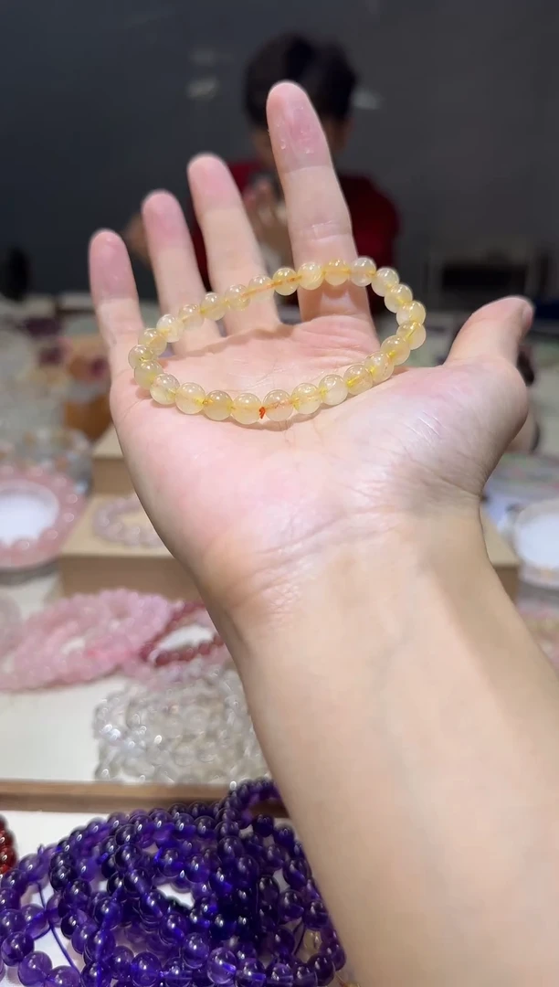 【闪购商品】发晶手链未镶嵌金发晶7+