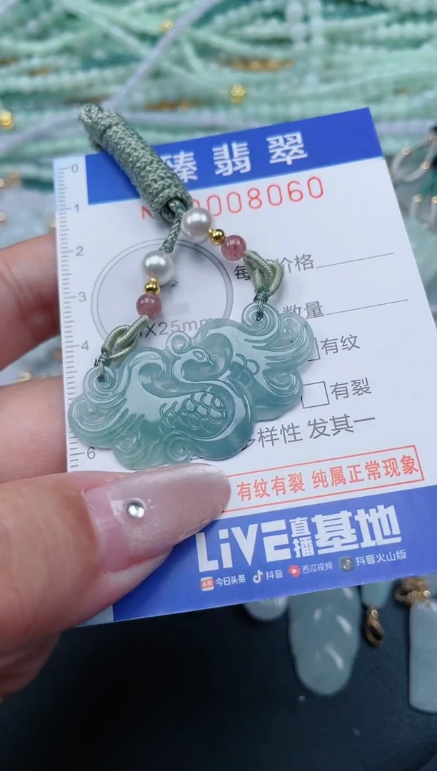 翡翠未镶嵌颈饰.0008060
