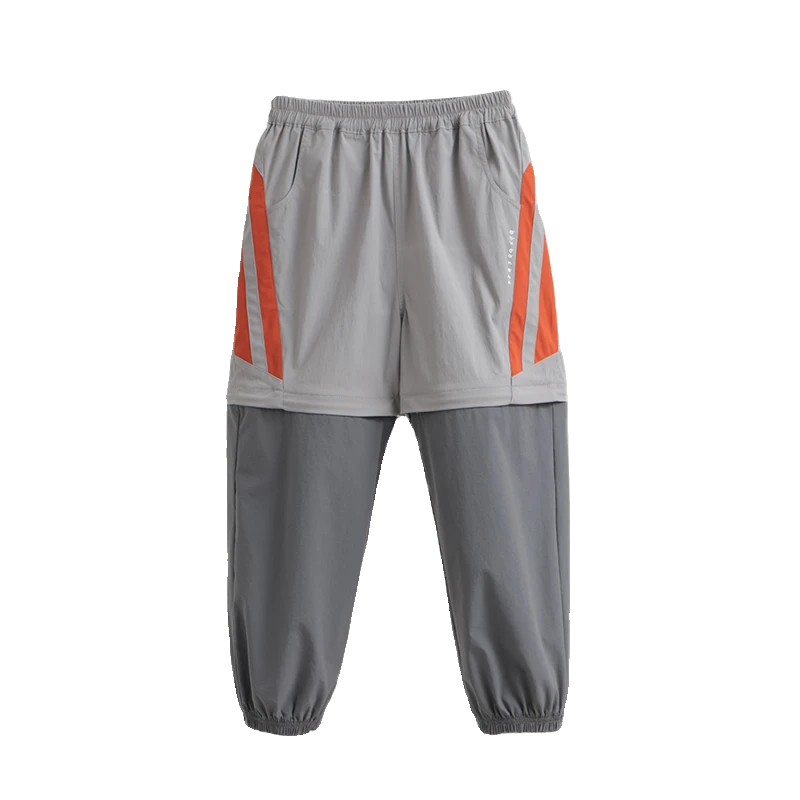 儿童户外运动速干可拆卸登山裤男女童2025春装薄款裤子冲锋裤童装