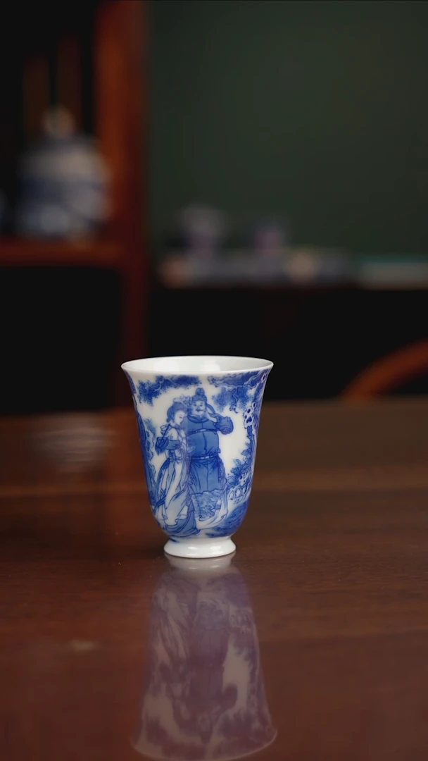 晓竹窑青花三千宠爱在一身
