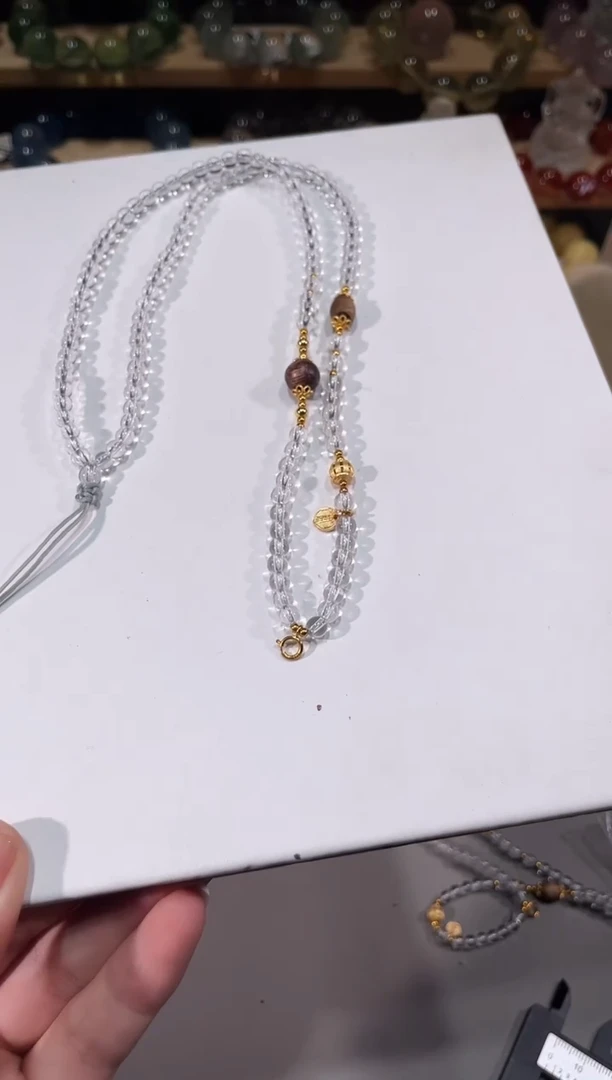 未镶嵌手链水晶A352白水晶DIY项链4多样性发一