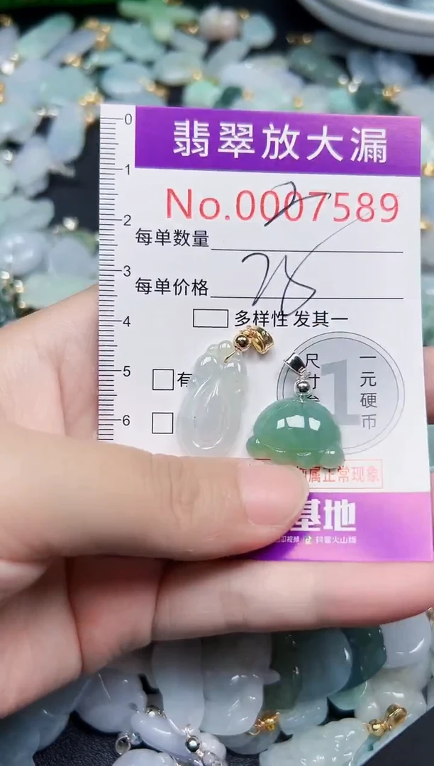颈饰未镶嵌翡翠7589