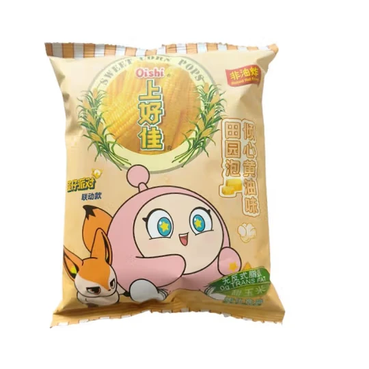 上好佳 玉米口味田园泡65g/袋 休闲膨化食品